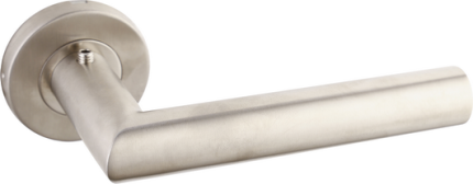 Indobrass Stainless Steel Mortise Handle L Type on Rose 22 mm