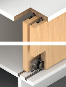 Hafele SLIDO F-LI18 50-Roller Kit 2 Side Soft Closing (401.30.016)