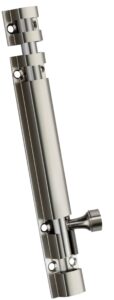 Plaza Tower Bolt Super (100 mm) SS Finish Latch | Tower Bolts price - Latches lock for doors