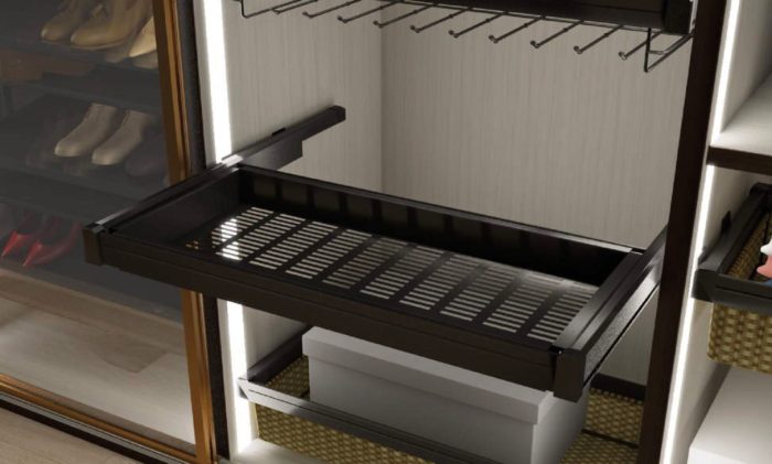 Hafele Pull Out Metal Storage Box | for 30 kg Weight Carrying Capacity (807.95.354)