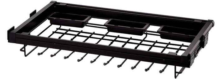 Hafele 600 mm Multi-Functional Trouser Pull Out with Fixed Braces