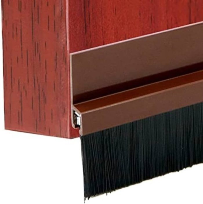 black brush door seal for doors