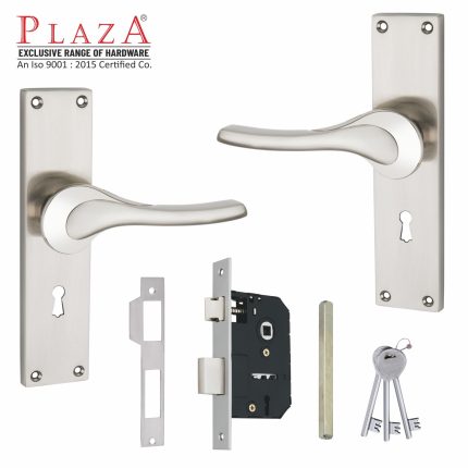 Plaza Bliss Handle Set, SS, Lever Lock