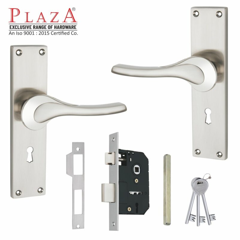 Plaza Bliss Handle Set, SS, Lever Lock