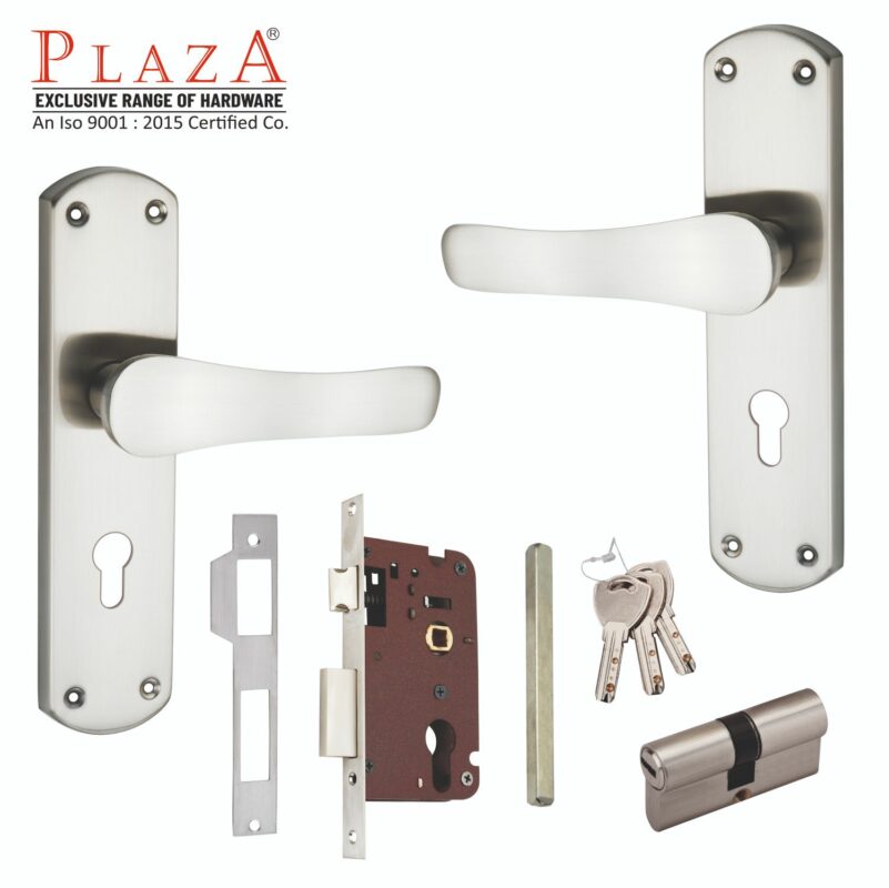 Plaza ZODIAC MS Mortise Handle Set, SS, Cylindrical Lock Lock