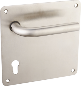 Indobrass Stainless Steel Mortise Handle L Type on 175 mm x 175 mm Plate