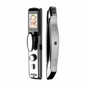 TAITON Password and Fingerprint Wooden Digital Door Lock/Locks for Home (TAM-DL-NIRVANA)