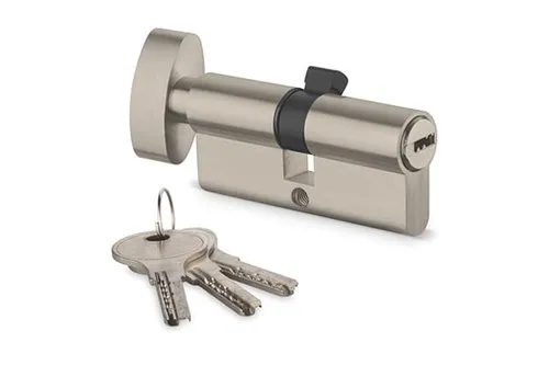 TAITON Aluminium Lock & Handle Set with Euro Profile Cylinder (TAGHL-33-K2N)