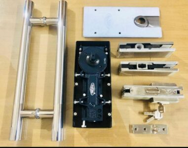 Sandhu Sleek Single Cylinder Floor Hinge Combo Set