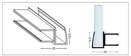 TAITON Brush Seal Sliding Door - 2.2 Mtr (TPS-SL-BR-11)