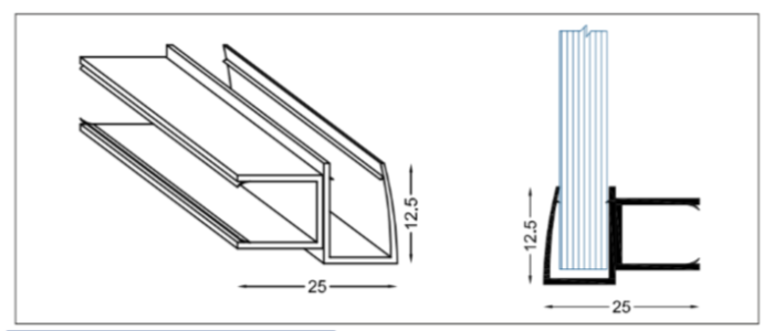 TAITON Brush Seal Sliding Door - 2.2 Mtr (TPS-SL-BR-11)