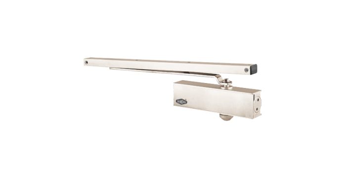 ivory paint finish hyzik pelmet arm door closer