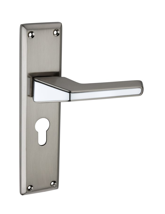 Georgia Model No.107 Mortise Door Handle Set With Cy/Ky Lock Set
