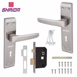 Shrida 503 Iron Mortise Handle and Lock Set - door hardwares & door hardware fittings