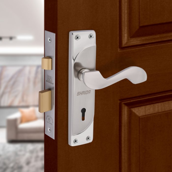 Shrida 511 Iron Mortise Handle and Lock Set