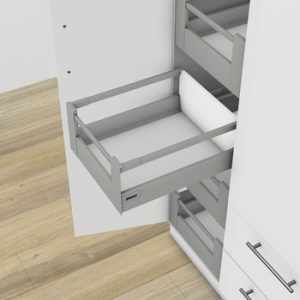 Blum Grey TANDEMBOX Antaro With BLUMOTION 30 Kg Capacity Inner Pull-Out - Height D (203 mm)