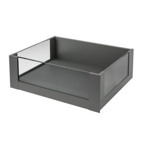 Blum Orion Grey Matt LEGRABOX Free High Fronted Pull-Out - Height C (177 mm)