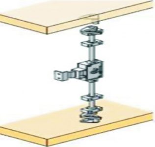 Hettich Espagnolette Cabinet Lock For 26 mm Doors