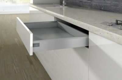 Hettich ArciTech Silver 500 mm Drawer Set steel - Modular kitchen drawer system