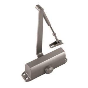 Ozone Rack and Pinion Overhead Door Closer (NSK-640E STD) Silver hydraulic heavy duty