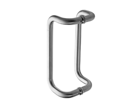 Ozone Offset Pull Glass Door Handle (OGH-OFS-11-SSS)