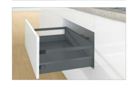 Hettich ArciTech Anthracite 500 mm Pot & Pan Drawer System