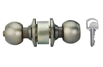 Godrej Classic Cylindrical Key Lock Antique Gold Brass 