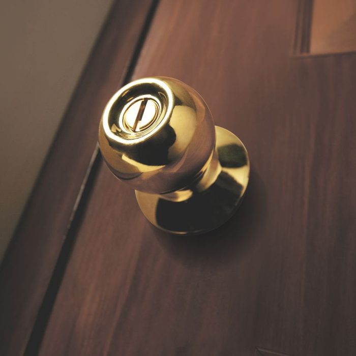 Godrej Classic Cylindrical Round Golden | Brass Key | 60mm