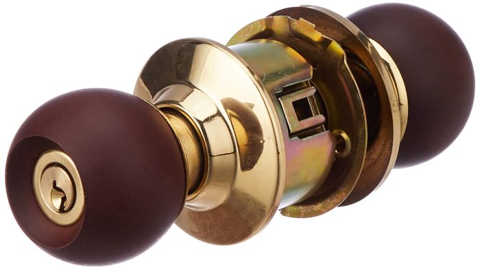 Godrej Cylindrical Classic Lock | Wood Polished Finish