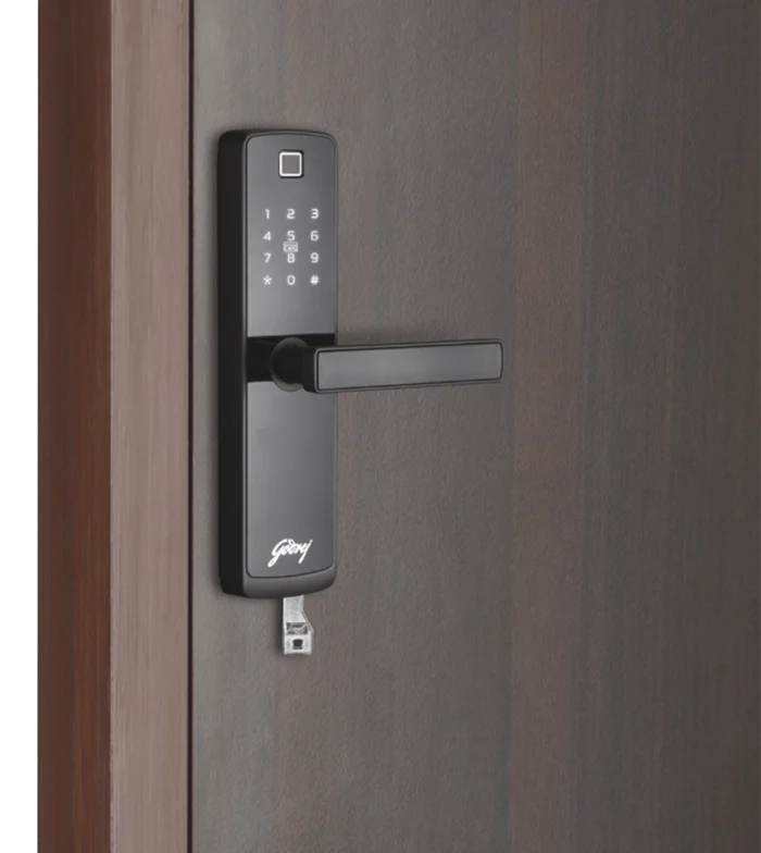 Catus Connect Sliding Fingerprint Door Lock - godrej smart system