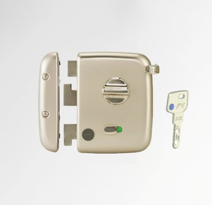 Godrej Centaur 1CK Latch Bolt | Antique Brass | Dual Motion Lock