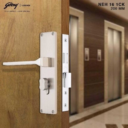Godrej Mortise Door Lock Handle Set | 200mm NEH-16 1CK Europrofile