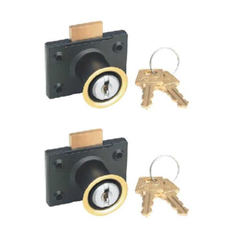 Godrej Multi Purpose Wardrobe Lock with Reversible Key | Black locks