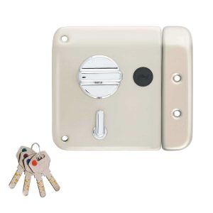 Godrej Ultra XL+ Tribolt 1CK Deadbolt Lock | Satin Nickel Finish