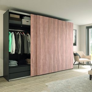 Hettich TopLine L 2 silent wardrobe Sliding System in silver finish price