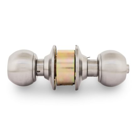 Godrej Bathroom Cylindrical Lock Without Key | Stainless Steel Finish