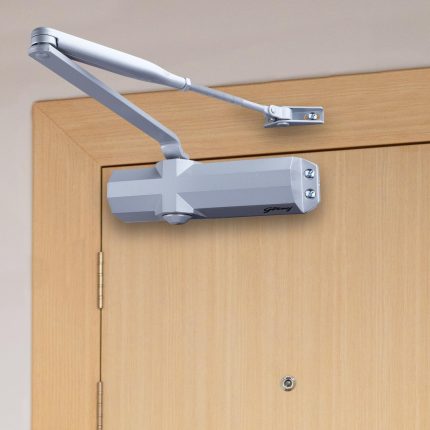 Godrej Aluminium Door Closer | Silver Finish | Load Capacity Up To 80 Kgs
