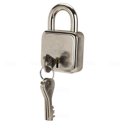 Godrej Steel Padlock | 6 Lever Double Locking Mechanism | Steel