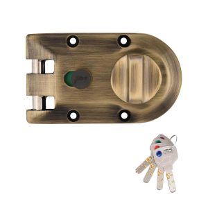 Godrej Ultra XL+ Vertibolt 1CK Door Lock | Antique Brass | Gold
