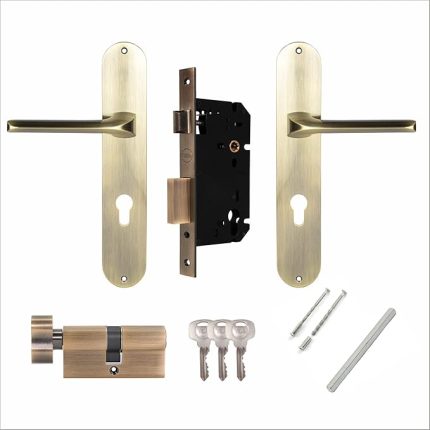 Yale 5/8/10 Inch Handle Set - Essential Atria Series Mortise Lever Door Handles | YE ‑ 1101 | Zinc Alloy Lock - Buy at Best Price in India