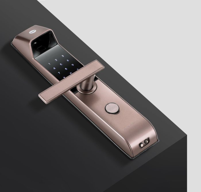 Yale Lock Digital YDM 4115A Series, Brown Biometric Smart Lock - Buy at Best Price