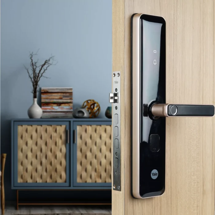 Yale Digital Lock YDME 200 NxT | Biometric | PIN | Gold & Black Finish