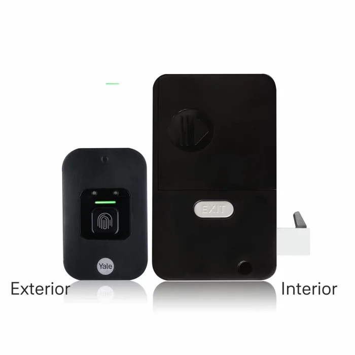 Yale Sliding Door Lock | FP-SL-F-B-02 | Fingerprint | Black - Buy at Best Price in India