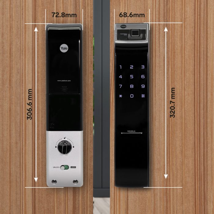 Yale Smart Door Lock - YDM 4109 (Roller Latch) Without Handle | Black