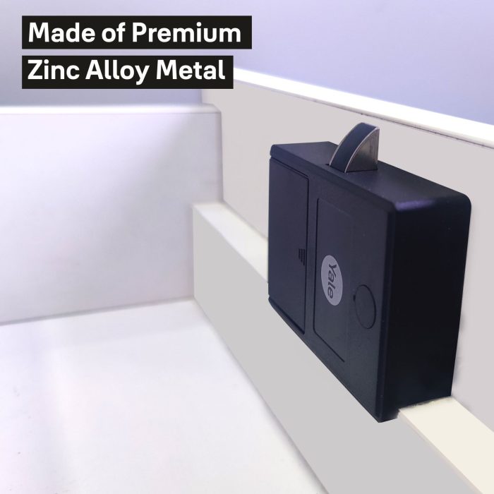 Yale Biometric YLDRPB- BL | Smart Premium Furniture Lock | Black, Brown, Ivory