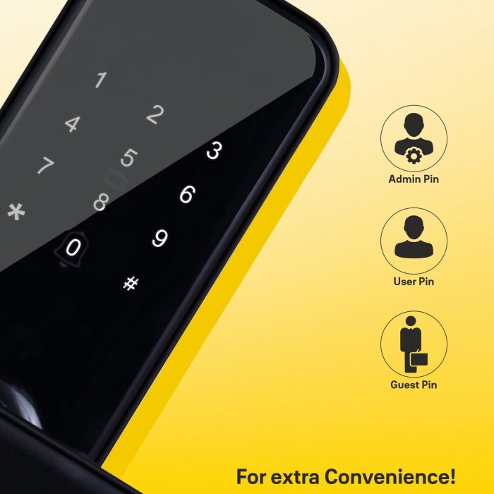 Yale Lock Smart YDME 50NxT | Brown | Black Multiple Access Modes