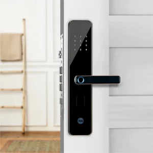 Yale Digital Lock YDME 200 NxT | Biometric | PIN | Gold & Black Finish - gold front door lock set