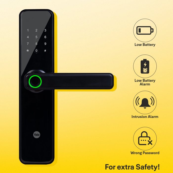 Yale Lock Smart YDME 50NxT | Brown | Black Multiple Access Modes