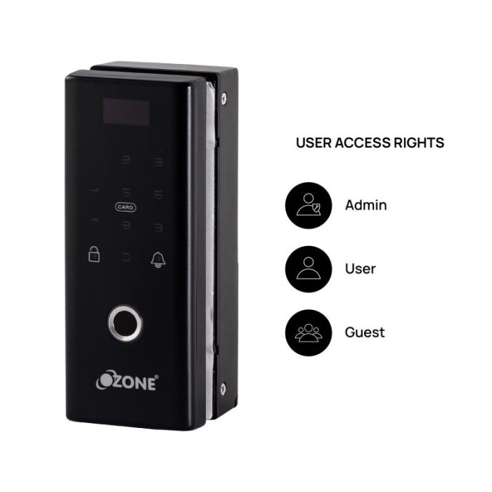 Ozone glass door smart wifi lock