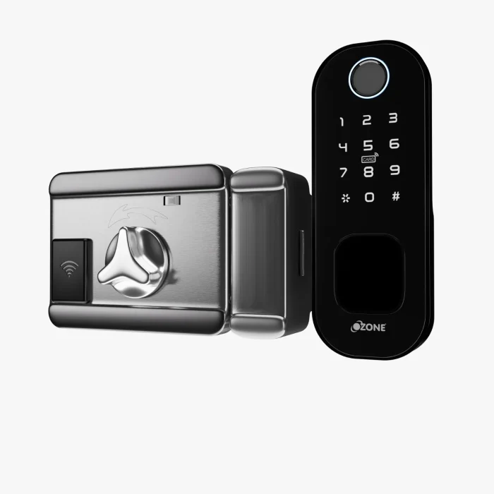 Ozone Lock for Door - Cleo Life Wi-Fi Smart Digital Locks with 5-way Access for Glass Doors | Black, price